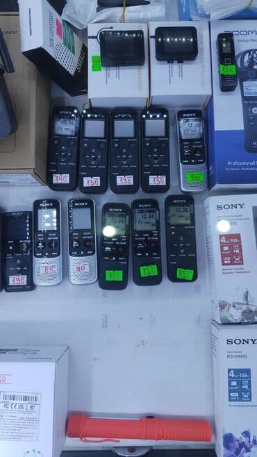 ses yazan aparat satisi: Diktafonlar hər növ. Hər giymətə — 11