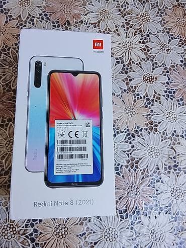 9990 telefon: Redmi Note 8 (2021), 64 GB, rəng - Qara, Barmaq izi — 2