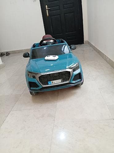 Uşaq üçün elektrikli minik maşını Rəngi Mavi Pult və zaryatqa daxil — 1