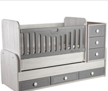 детские кроватки дордой: Для девочки и мальчика, Б/у, Колыбель, Без матраса — 1