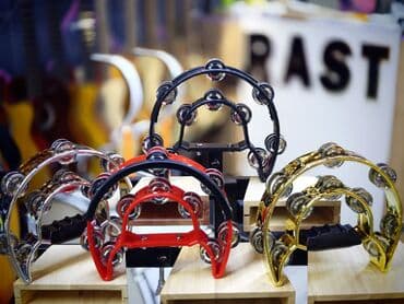 Boşqablar: Tamburin "Karin" Ritm aləti tamburin markas Şeyker Davulun üstünə — 3