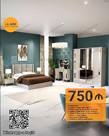 setqa qapi: Yataq Dəsti – La Mini (Laconic & Minimalism) Komplektə daxildir — 1
