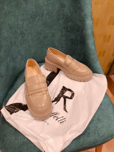 parça mokasinlər: Ölçü: 37, rəng - Bej, İşlənmiş — 4