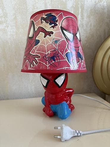 Sandıqlar: Uşaq otağı üçün dekorativ masa lampası – “Hörümçək Adam” tematikası - — 1