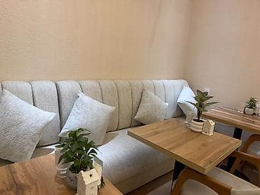 Kafe və restoranlar üçün uzun divan oturacaq dəsti 2.80 metr uzunluğu