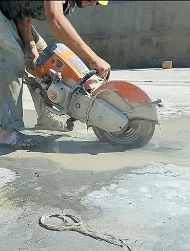 şef qapi: Beton, dəmir-beton və kərpic konstruksiyalarda dəqiq kəsim və deşik — 6