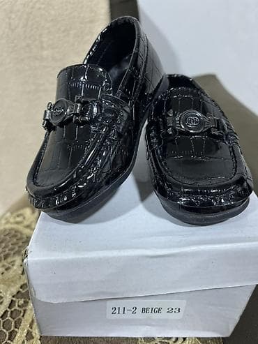 yun corab: Rəng - Qara Mokasinlər, Foiletti Kids, Ölçü: 21, Oğlan üçün — 3