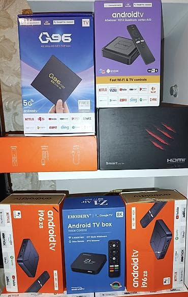 smart pult: Android TV Box çeşidi – 4K/8K, Google Assistant və Chromecast dəstəyi — 1