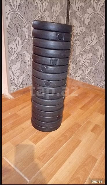 ganteli: Plastik Qantellər, Çəki: 48 kq — 2