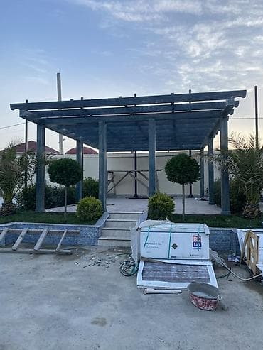bulud mebel: Açıq hava üçün taxta pergola və qazebo konstruksiyaları – — 2