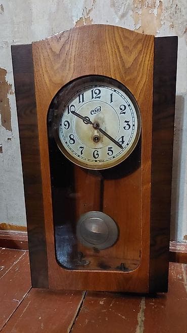 Digər ev dekoru: Divar saatları, Mexaniki, Mayatnik — 1