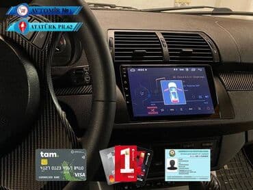 android avtomobil monitorları: BMW x5 E53 android monitor DVD-monitor ve android monitor hər cür — 1