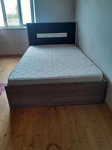 doşək matras: İkinəfərlik çarpayı, Bazalı, Matras ilə, Siyirməsiz — 1