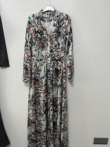 beden kremi: Maksı uzunluqda qadın donları – 2 fərqli naxış 1) Rəngarəng retro — 3