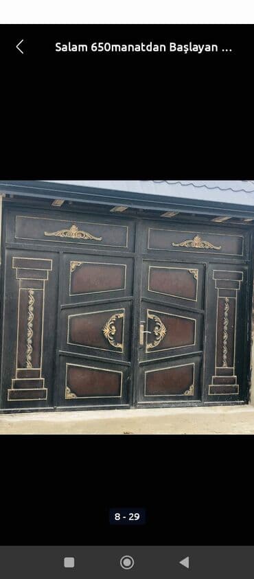 Lincoln: Железо Дворовые ворота, Механические, С дверью, Нет кредита, Бесплатная установка — 6