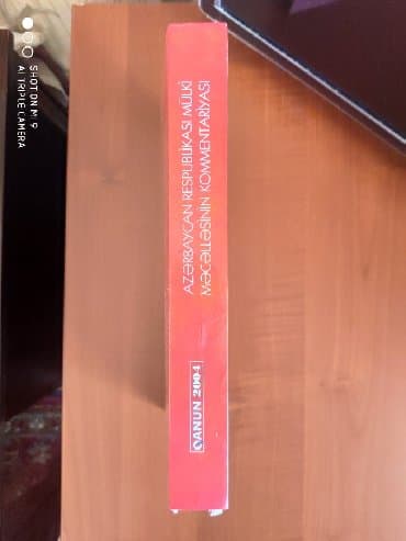 диспут аз частные объявления: Satılır: AR Mülkü Məçəlləsinin Kommentariyası(Şərhləri)2004-cü il — 2