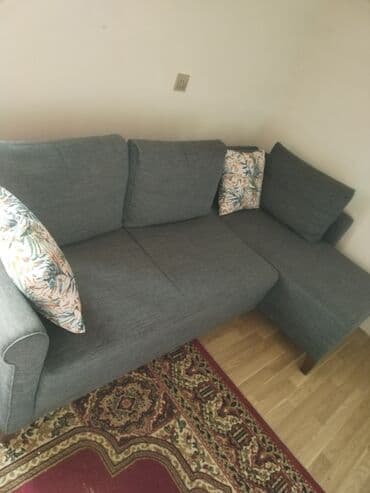 acılıb bağlanan carpayı: Künc divan, İşlənmiş, Açılan, Bazalı, Vеlur parça — 1