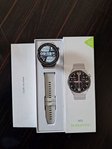 radiator alıram: İşlənmiş, Smart saat, Borofone, Sensor ekran, rəng - Gümüşü — 2