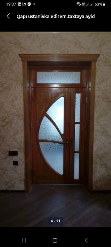 витражные окна в доме: Qapı pənçəre ustanovkası Mərdəkan Şüvələn Qala Binə erzazilernə — 4