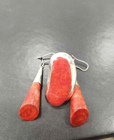 gumuş dəstlər: Zərgərlik dəstləri və sırğalar kolleksiyası - Emal işləməli — 4