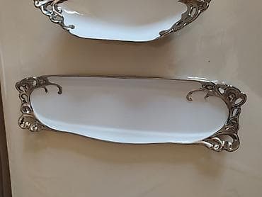 cayni servis: Nahar dəsti, rəng - Ağ, Farfor — 4