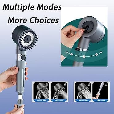 Muravai Turbocharged Shower Head – filtrli, təzyiq gücləndiricili əl — 1