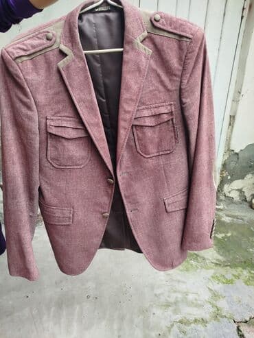 Pencəklər: Kişi üçün şık pencək - Rəng: toz-çəhrayı/şabalıdı tonları - Dizayn — 1