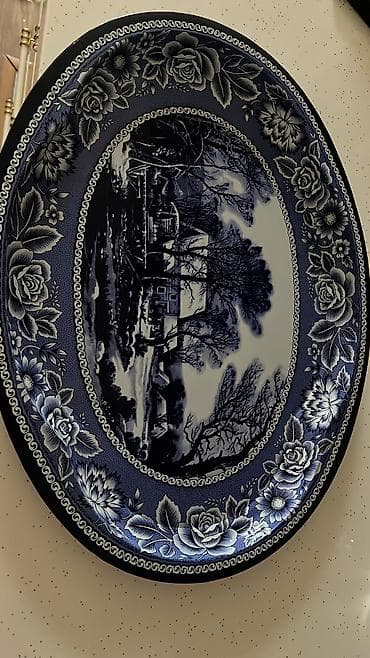 dipcek gulleri: Boşqablar, 1 əd, rəng - Mavi, Keramika — 2