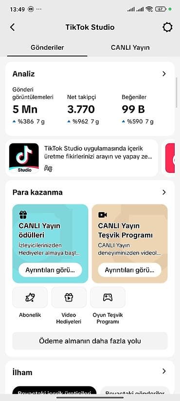 Hazır biznes: Məhsul: TikTok hesabı Xüsusiyyətlər: - Profil adı: @allahu.akbar015 - — 2