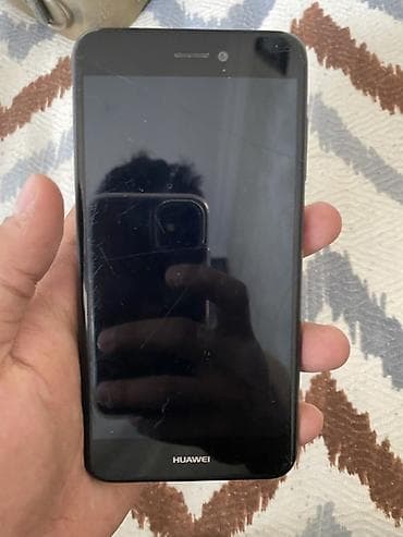 philips xenium 9@9s: Huawei P8 Lite 2017, 16 GB, rəng - Qara, Qırıq, Barmaq izi, Sensor — 2