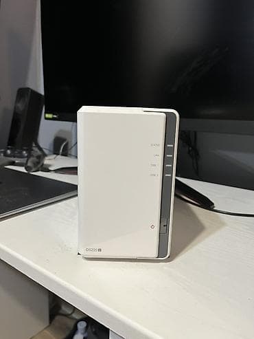 Masaüstü kompüterlər və iş stansiyaları: Synology DiskStation DS220j – 2 diskli ev/ofis NAS serveri — 2