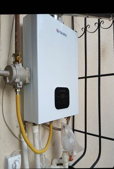 Душевые кабинки, душевые перегородки: NeoHot qazla işləyən divar tipli su qızdırıcısı - Marka/model: NeoHot — 2