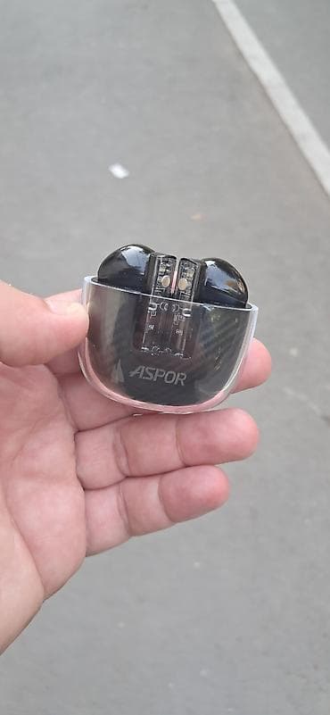 airpods qulaqcıq: ASPOR simsiz qulaqlıq Problem Yoxdu Qulaqina Dax Get 4 saata qeder — 1