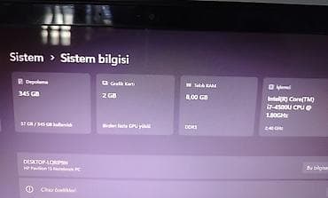 hp pavilion 15: HP Pavilion 15 Notebook PC - Ekran: 15.6" geniş ekran - Prosessor — 4