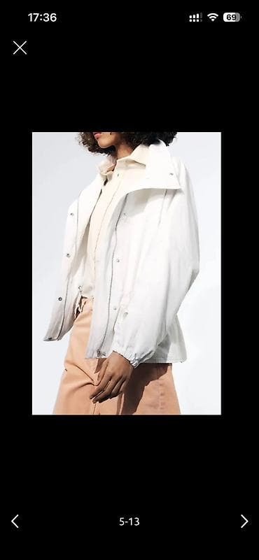 keta: ZARA kurtka, bir-iki defe geyilib teze kimidir. Oversize modeldir — 2