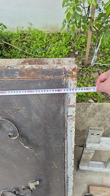 demir dolap: Dəmir Həyət darvazası, Yana açılan, 100 m, rəng - Qara, Kredit yoxdur, Ünvandan götürmə — 6