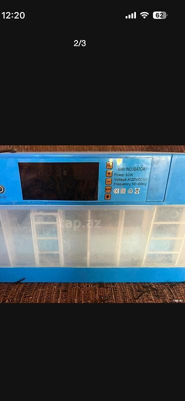 60 ededli yumurtalı az işlenmiş inkubator 170 Azn.Ünvan Binə — 2