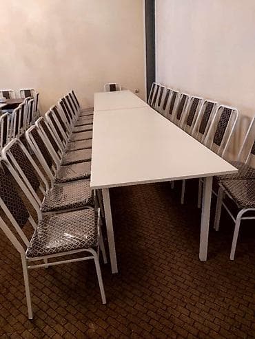 restoran masalari: Kafe və restoranlar üçün 4 nəfərlik 6 nəfərlik 8 nəfərlik stul və — 2