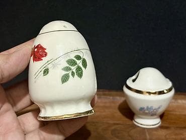 deko: Vintage sovet dövrü porselen dəstləri – kolleksiya üçün 7 ədəd — 9