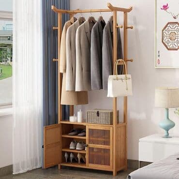 kimyevi temizleme: Asılqan Qarderob Ölçü: 52x29x180sm Ayaqqabı, paltar, çanta, papaq — 2