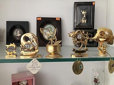 Коллекционные фигуры Сваровски покрытые золотом — 2