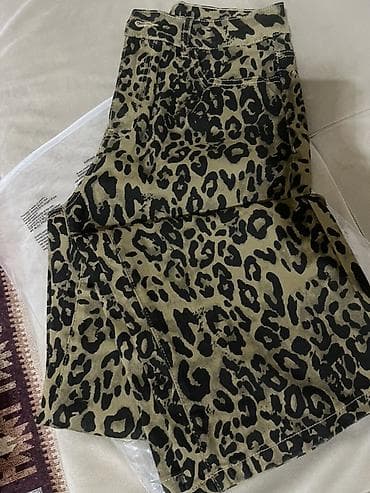 Yeni geyinilmeyib tezedi.Leopar naxışlı qadın şalvarı - Rəng/naxış