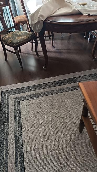 stol ev ucun: Klassik üslubda mebel dəsti - Divan: Taxta oyma detallar — 2