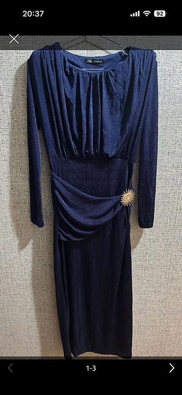 Женская одежда: Вечернее платье, Макси, Zara, M — 1