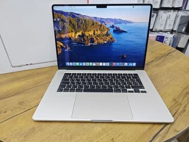 apple notebook qiymeti: Apple Macbook Air Cup Apple M3 RAM 8GB SSD 256GB Ekran 15 inc Cycle — 3