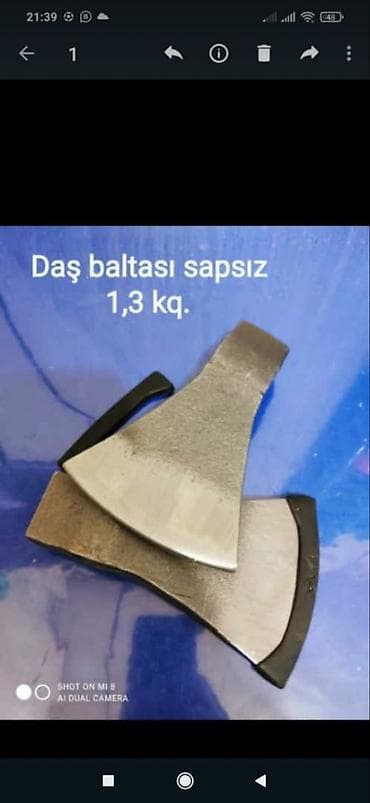 el mişari: Daş baltası sapsız — 1