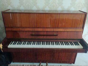 weinbach пианино: Ağ və qara dillərə malik, qəhvəyi rəngli, taxta materialdan — 2