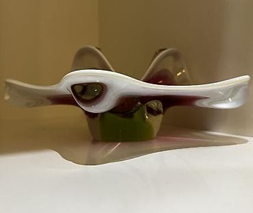 gil qablar: Murano üslubda dekorativ şüşə qab - Material: əl işi qalın, ağır şüşə — 5