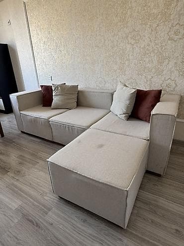 Məhsul: Modul künc divan - Rəng: bej (neytral ton) - Konfiqurasiya: 3