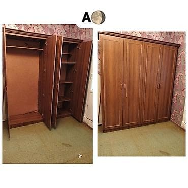 AYGUN 🌖Dolab satılır 4 qapıdan ibarətdir Asılqanli və polkalı Ölcü